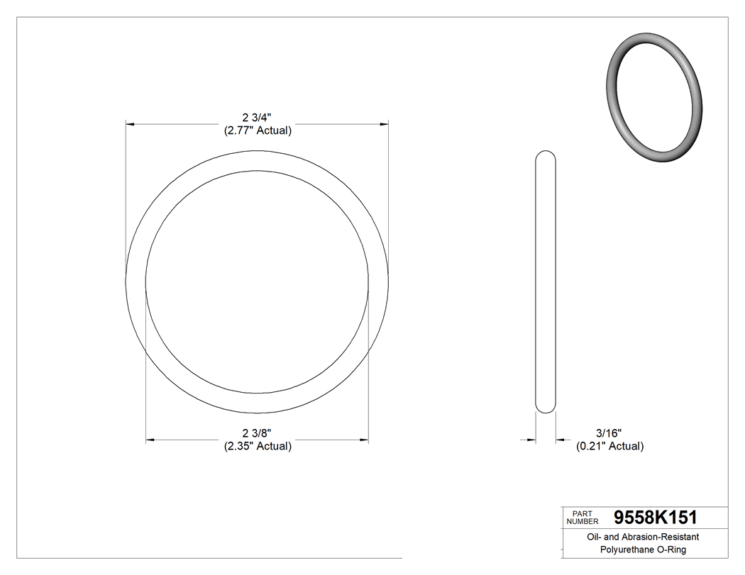 Technical drawing - 9558K151
